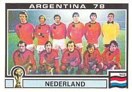 Nederlamd Team WC 1978 Netherlands samolepka Panini World Cup Story #118